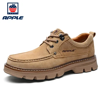 APPLE Genuine Leather Outdoor Work Casual Shoes for Men Winter New Fashion Light Mens Flat Shoes Breathable Lacing Sneakers Male
APPLE Genuine Leather Outdoor Work Casual Shoes for Men Winter New Fashion Light Mens Flat Shoes Breathable Lacing Sneakers Male
