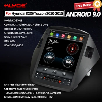 Klyde Android 9.0 Navigation Tesla Style Car Radio Multimedia Player For Hyundai IX35/Tuscon 2010-2015 Stereo Head Unit Carplay
Klyde Android 9.0 Navigation Tesla Style Car Radio Multimedia Player For Hyundai IX35/Tuscon 2010-2015 Stereo Head Unit Carplay