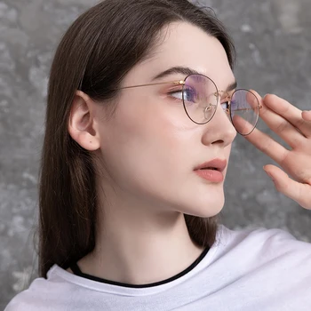 ZENOTTIC Prescription Glasses Women Ultralight Myopia Alloy Oval Frame Eyeglasses Anti Blue Rays Hyperopia Reading Glasses
ZENOTTIC Prescription Glasses Women Ultralight Myopia Alloy Oval Frame Eyeglasses Anti Blue Rays Hyperopia Reading Glasses