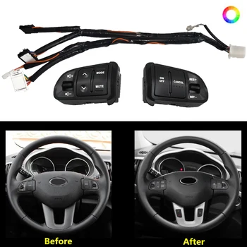 Multi function Steering Wheel Audio Cruise Control Buttons For Kia sportage SL with Seven backlight Car charge button switch
Multi function Steering Wheel Audio Cruise Control Buttons For Kia sportage SL with Seven backlight Car charge button switch