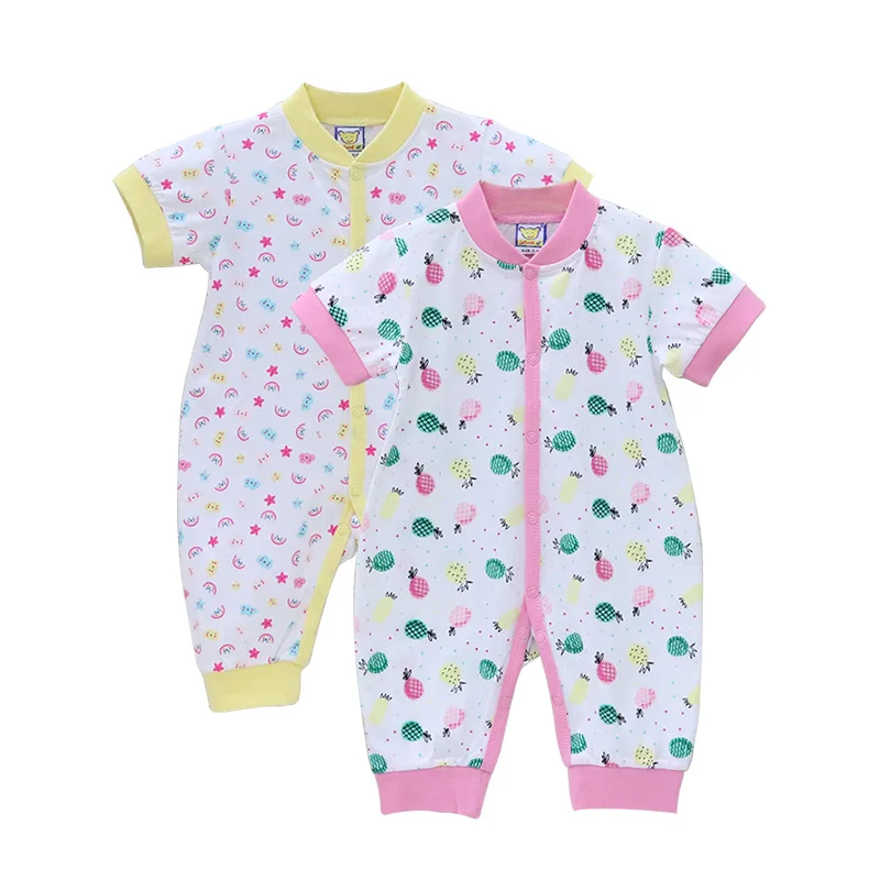 2021 Baby boys 2Pcs bodysuit short sleeve summer 100% cotton overalls girls newborn cartoon clothes babies button clothing
2021 Baby boys 2Pcs bodysuit short sleeve summer 100% cotton overalls girls newborn cartoon clothes babies button clothing