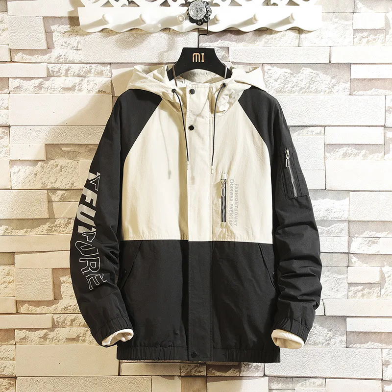 2019 New Style Coat Men Trend Workwear Hooded Hip Hop Jacket Thin Spring Clothing Joint Contrast Color Fashion Jacket Men's
2019 New Style Coat Men Trend Workwear Hooded Hip Hop Jacket Thin Spring Clothing Joint Contrast Color Fashion Jacket Men's