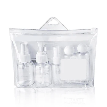 1set 50ML Travel Cosmetic Refillable Jar Pot Transparent Plastic Empty Makeup Face Cream Container Bottle
1set 50ML Travel Cosmetic Refillable Jar Pot Transparent Plastic Empty Makeup Face Cream Container Bottle