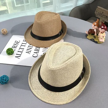 Children's Hat Boy's Straw Hat Fedora Hat Fashion Bowler Hat Boy Korean-style Topee Straw Hat Summer Hat Korean-style Sun Hat
Children's Hat Boy's Straw Hat Fedora Hat Fashion Bowler Hat Boy Korean-style Topee Straw Hat Summer Hat Korean-style Sun Hat