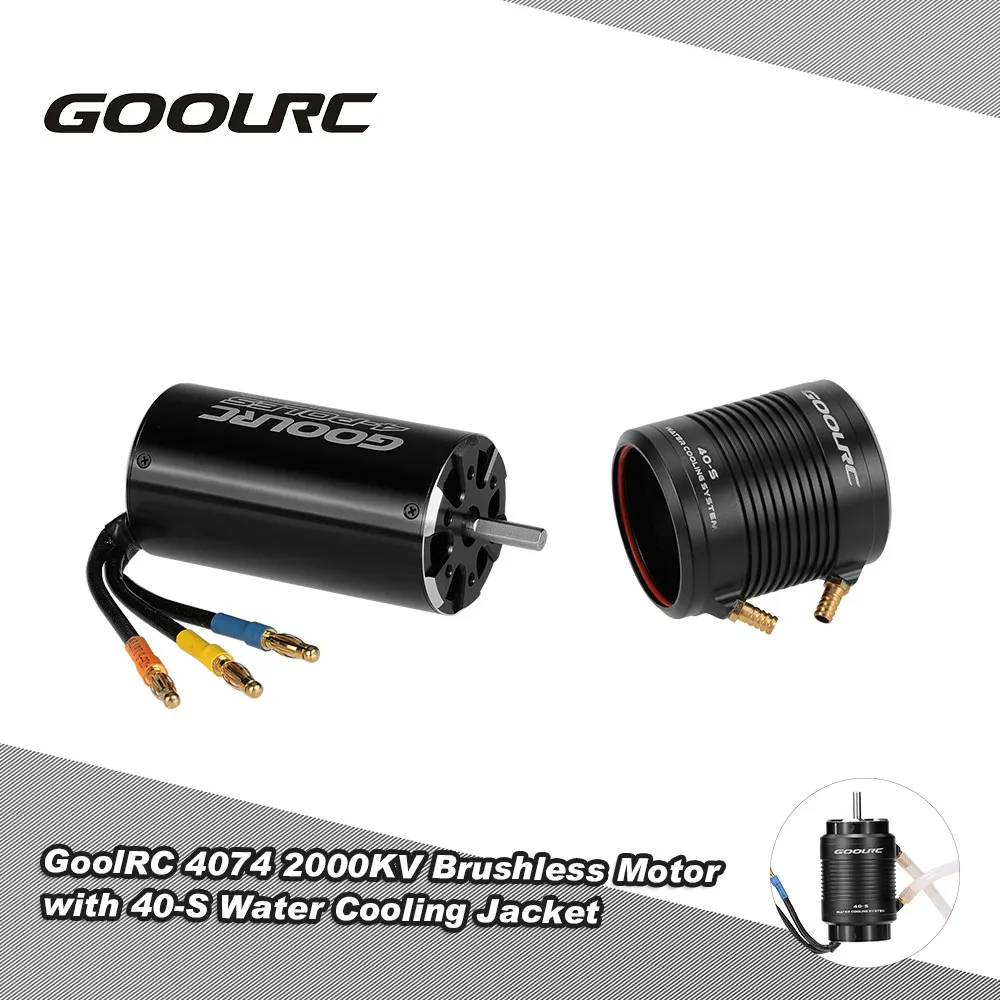 Original GoolRC 4074 2000KV Brushless Motor and 40-S Water Cooling Combo Set for 1000mm (or Above) RC Boat
Original GoolRC 4074 2000KV Brushless Motor and 40-S Water Cooling Combo Set for 1000mm (or Above) RC Boat