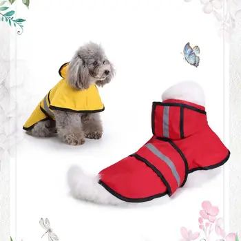 Dog Raincoat Hooded Reflective Slicker Poncho for Small to X-Large Dogs and Puppies C63B
Dog Raincoat Hooded Reflective Slicker Poncho for Small to X-Large Dogs and Puppies C63B