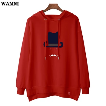 WAMNI Women Hoodies Harajuku White beard Gentleman Loose Cartoon Print Hoodies Casual Sweet Girls Pink Hooded Sweatshirt 
WAMNI Women Hoodies Harajuku White beard Gentleman Loose Cartoon Print Hoodies Casual Sweet Girls Pink Hooded Sweatshirt
