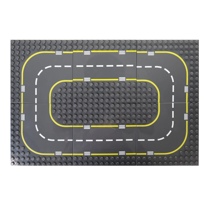 City Road Street Large Particle Base Plate Straight Curve Baseplate Baseboard Duplo Building Blocks DIY Creator Bricks Kids Toys
City Road Street Large Particle Base Plate Straight Curve Baseplate Baseboard Duplo Building Blocks DIY Creator Bricks Kids Toys
