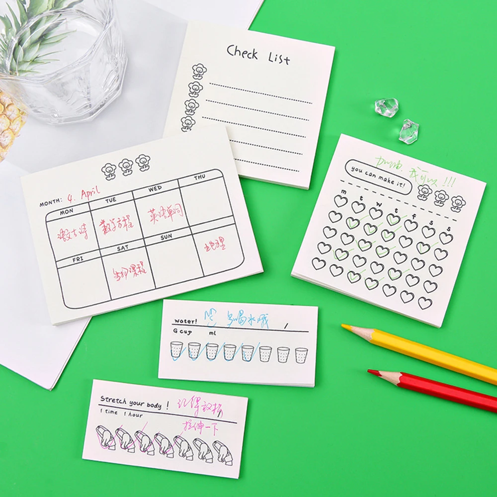 50 Sheets Cute Day Weekly Plan Check List Sticky Note Memo Pads Stationery Notepad Schedule Supplies Stationery
50 Sheets Cute Day Weekly Plan Check List Sticky Note Memo Pads Stationery Notepad Schedule Supplies Stationery