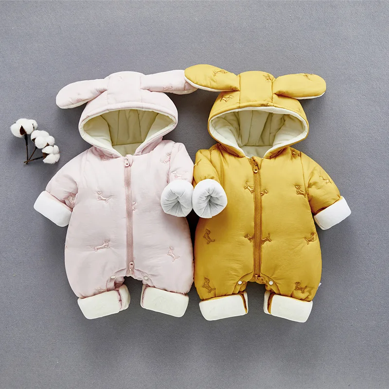 Keep Thick Warm Infant Baby Rompers Winter Clothes Newborn Romper Baby Girl Jumpsuit Hooded Kid Boy Outerwear For 0-24M
Keep Thick Warm Infant Baby Rompers Winter Clothes Newborn Romper Baby Girl Jumpsuit Hooded Kid Boy Outerwear For 0-24M