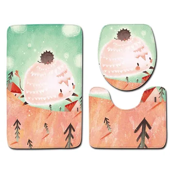 3pcs/set Bath Carpet Set Anti-slip Toilet Rug Shower Mat Absorbent Bathroom Washable Bath Rugs Set
3pcs/set Bath Carpet Set Anti-slip Toilet Rug Shower Mat Absorbent Bathroom Washable Bath Rugs Set