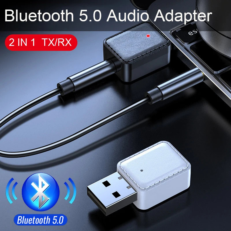 AUX 5.0 Bluetooth Receiver Transmitter Car USB Adapter Wireless Handsfree Kit for Speaker Home PC Laptop | Автомобили и мотоциклы