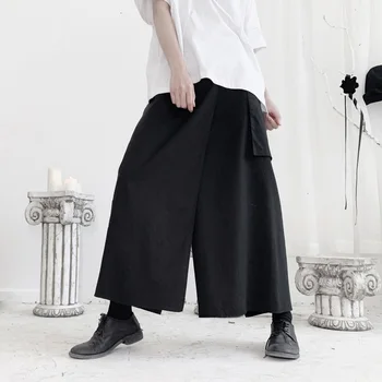 High Lastic Waist Black Leisure Linen Wide Leg Trousers New Loose Fit Pants Women Fashion Tide Spring Utumn 2020 19-a61
High Lastic Waist Black Leisure Linen Wide Leg Trousers New Loose Fit Pants Women Fashion Tide Spring Utumn 2020 19-a61