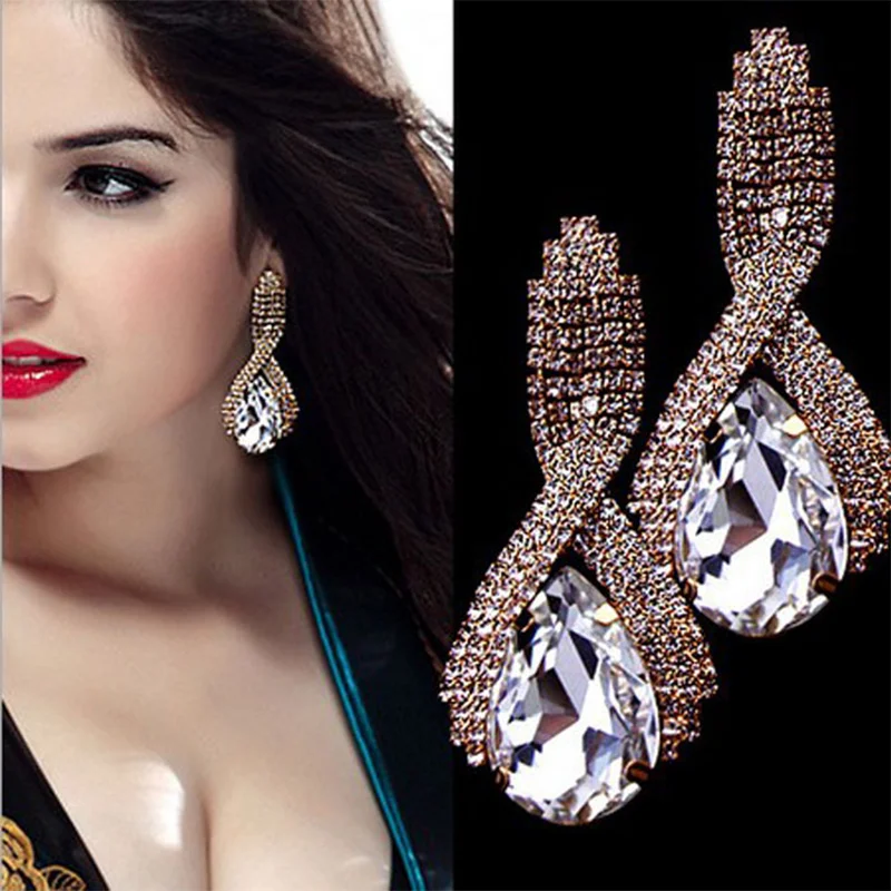Irregular Crystal Pendant Necklaces Charm Statement Drop Stud Earrings Colorful Trendy Hyperbole Jewerly Accessory For Women
Irregular Crystal Pendant Necklaces Charm Statement Drop Stud Earrings Colorful Trendy Hyperbole Jewerly Accessory For Women