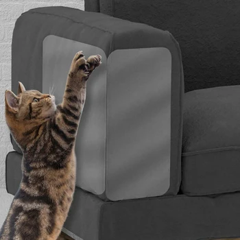 2PCS Cat Scratch Guard Furniture Protector Cover for Sofa Pet Cat Claw Scratching Guard Sticker for Leather Furniture
2PCS Cat Scratch Guard Furniture Protector Cover for Sofa Pet Cat Claw Scratching Guard Sticker for Leather Furniture