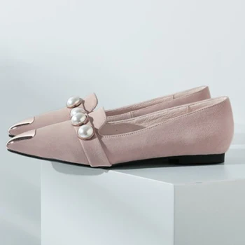 SARAIRIS Female Daily Casual slip-on Shallow Flats Low Heels Natural Suede Flats Women Spring Cool Decorating Shoes Woman
SARAIRIS Female Daily Casual slip-on Shallow Flats Low Heels Natural Suede Flats Women Spring Cool Decorating Shoes Woman