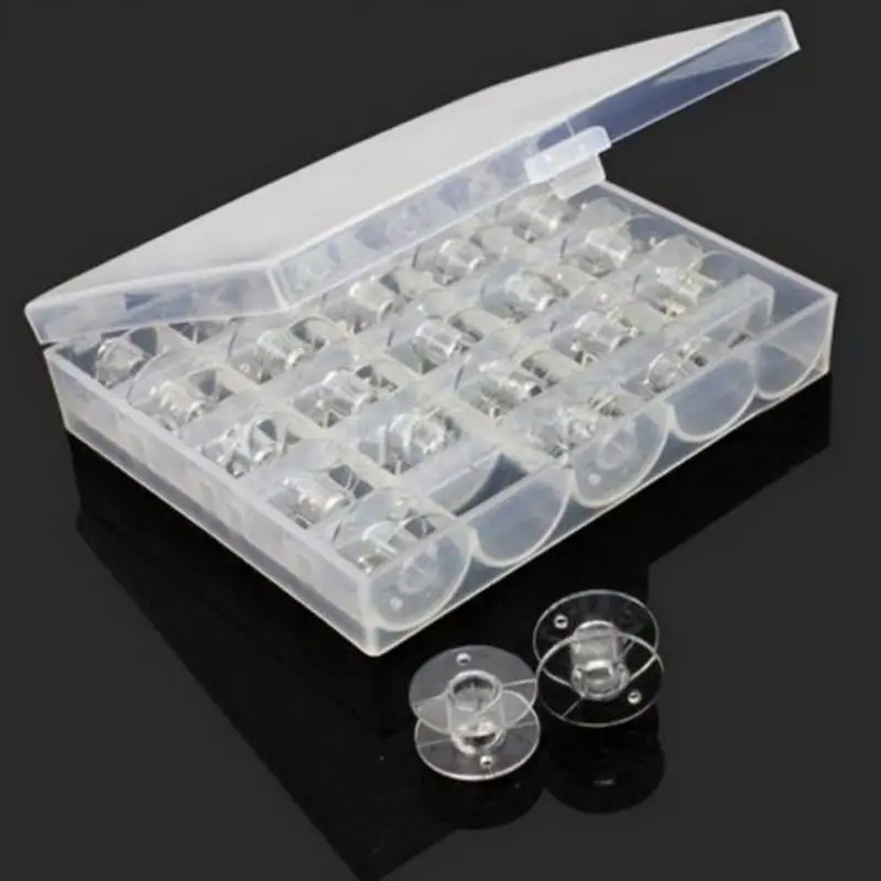 25Pcs Sewing Machine Bobbins Spools Empty Bobbins Spools Sewing Machine Plastic Storage Box For Home Sewing Accessories Tools
25Pcs Sewing Machine Bobbins Spools Empty Bobbins Spools Sewing Machine Plastic Storage Box For Home Sewing Accessories Tools