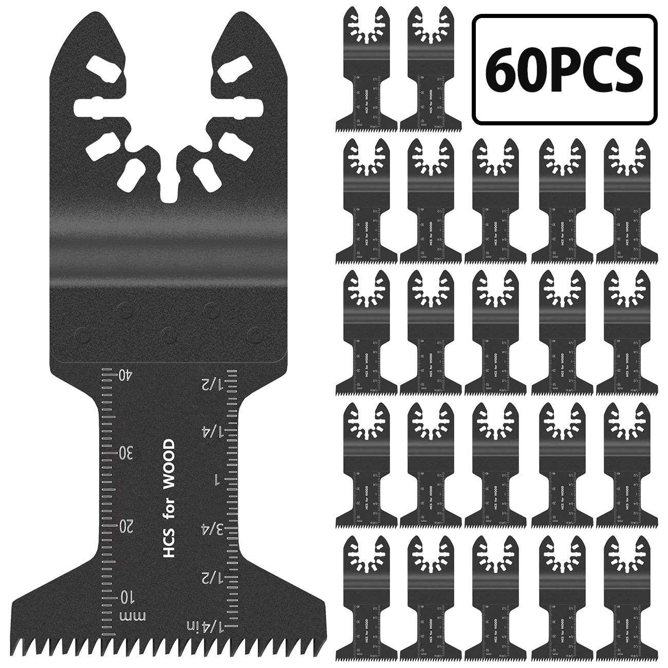 60pcs 44mm Multi-function Oscillating Saw Blade Combination Set Swinging Multi-purpose Tool Saw Blade Dressing Power Tools
60pcs 44mm Multi-function Oscillating Saw Blade Combination Set Swinging Multi-purpose Tool Saw Blade Dressing Power Tools