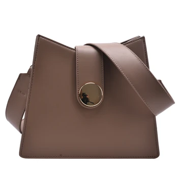 Women Shoulder Bag High Quality Fashion Lady Daily Bag Brown Simple Working Bag Solid Color Wide Shoulder Strap
Women Shoulder Bag High Quality Fashion Lady Daily Bag Brown Simple Working Bag Solid Color Wide Shoulder Strap