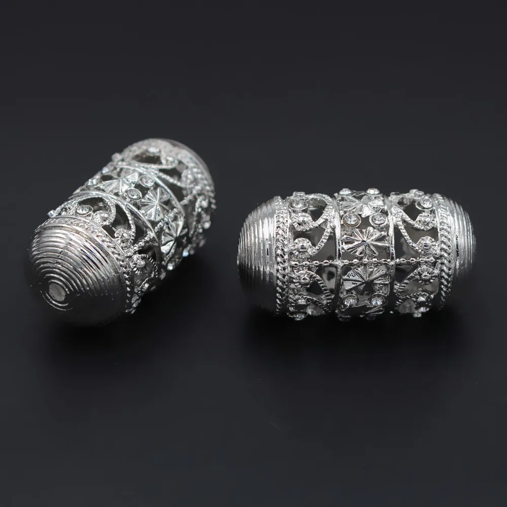 10pcs Crystal Paved Metal Spacer Beads Hollow Dubai African Beads DIY Findings Accessories for Men Women Wedding Jewelry Set
10pcs Crystal Paved Metal Spacer Beads Hollow Dubai African Beads DIY Findings Accessories for Men Women Wedding Jewelry Set