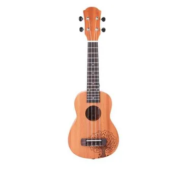 21-inch 15 Fret Ukulele Tree Design Mahogany Soprano Ukulele Beginner 
21-inch 15 Fret Ukulele Tree Design Mahogany Soprano Ukulele Beginner