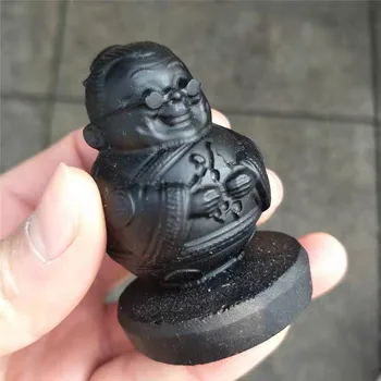 1pc hand carved Natural obsidian quartz carvings old lady sculpture crystal statue crafts for gift
1pc hand carved Natural obsidian quartz carvings old lady sculpture crystal statue crafts for gift