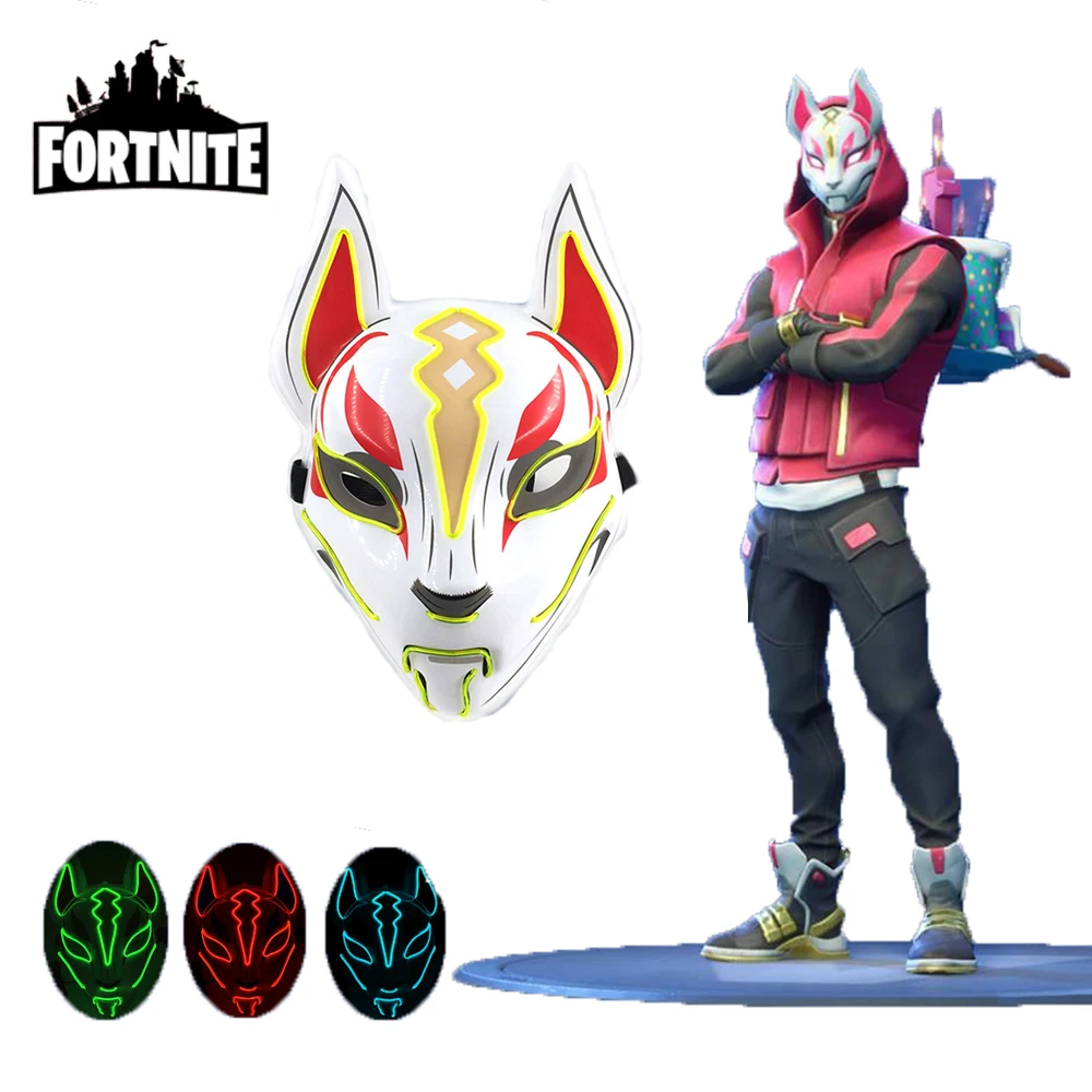 7 Colors Adults Halloween Party Masks Fortnite Sky Fox Masks LED Mask Glow Scary Mask Light Up Fortress Night Game Cosplay Masks
7 Colors Adults Halloween Party Masks Fortnite Sky Fox Masks LED Mask Glow Scary Mask Light Up Fortress Night Game Cosplay Masks