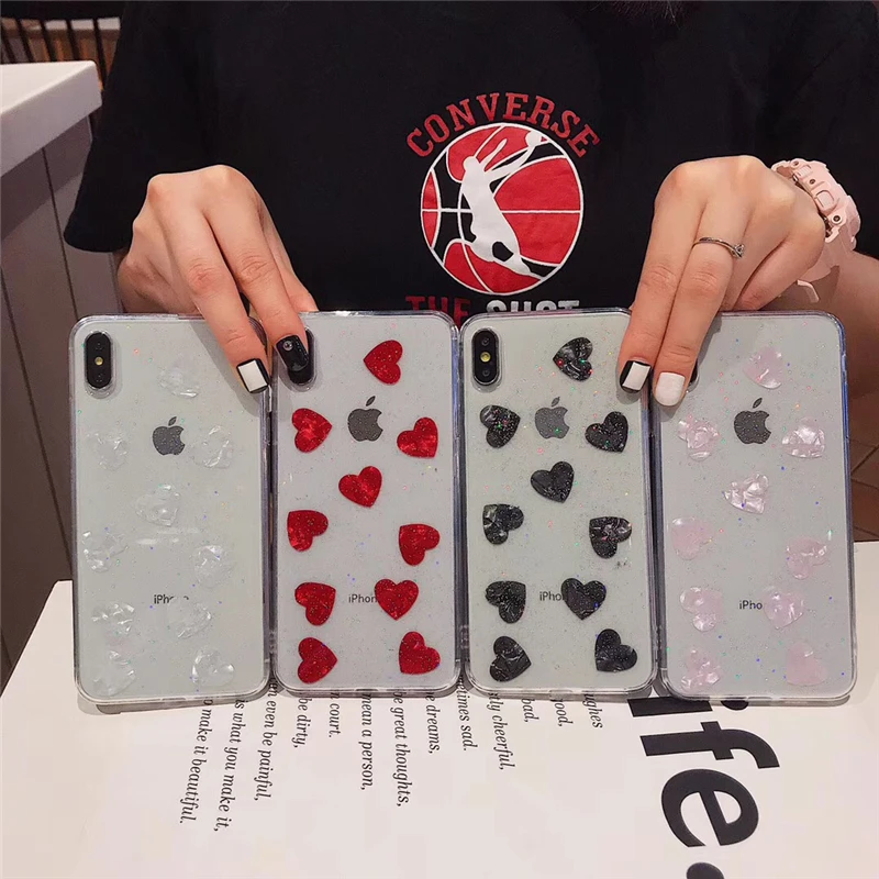 Seashell love transparent Glitter Phone Bag For iphone X XS Max XR 11 Pro Max Case For iphone 7 8 6 6s Plus Soft TPU Clear Cover
Seashell love transparent Glitter Phone Bag For iphone X XS Max XR 11 Pro Max Case For iphone 7 8 6 6s Plus Soft TPU Clear Cover
