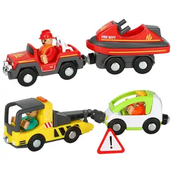 Multi-functional Simulation Trailer and Lifeboat Toy Remote Control Car Toy for Kids Compatible with Thomas Wooden Track
Multi-functional Simulation Trailer and Lifeboat Toy Remote Control Car Toy for Kids Compatible with Thomas Wooden Track