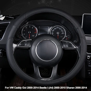 Car Steering Wheel Cover Wrap Non-slip For Volkswagen VW Caddy Gol 2000 - 2013 2014 Beetle I (A4) 2000 - 2010 Sharan 2000 - 2014
Car Steering Wheel Cover Wrap Non-slip For Volkswagen VW Caddy Gol 2000 - 2013 2014 Beetle I (A4) 2000 - 2010 Sharan 2000 - 2014
