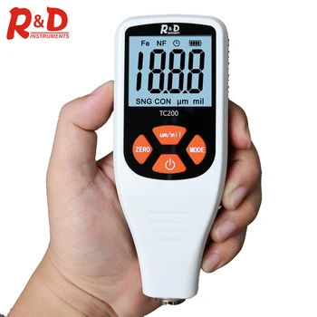 R&D TC200 White Car Paint Coating Thickness Gauge 0.1um/0-1500 Car Paint Film Thickness Tester Measuring FE/NFE & Russian Manual
R&D TC200 White Car Paint Coating Thickness Gauge 0.1um/0-1500 Car Paint Film Thickness Tester Measuring FE/NFE & Russian Manual