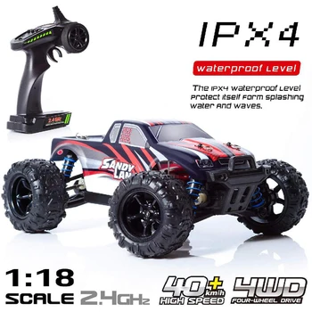 40Km/h 1/18 2.4Ghz 9300 4WD Remote Control Car Terrain Electric Off Road Truck Radio Rc Model Vehicle Adults RC Car Toys Gift 
40Km/h 1/18 2.4Ghz 9300 4WD Remote Control Car Terrain Electric Off Road Truck Radio Rc Model Vehicle Adults RC Car Toys Gift