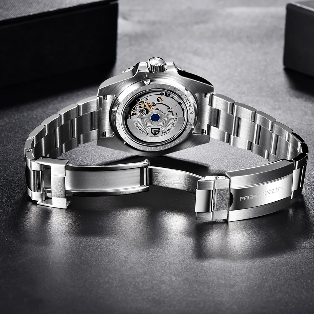 2020 Новый PAGANI DESIGN класса люкс Для мужчин GMT автоматика часы 40 мм Керамика ободок