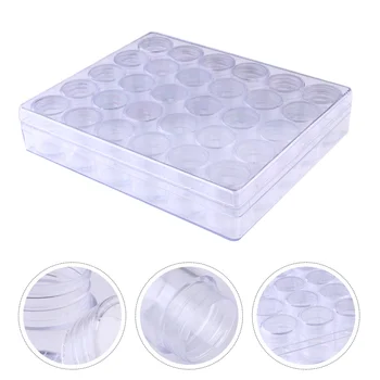 1 Set of 30 Grides Embroidery Diamond Storage Box Bead Containers with Lids
1 Set of 30 Grides Embroidery Diamond Storage Box Bead Containers with Lids