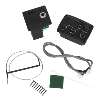 Guitar Pickup KLT-17A EQ Equalizer Pickup Guitarra Preamp Piezo Pickup with LCD Tuner Guitar Parts & Accessories
Guitar Pickup KLT-17A EQ Equalizer Pickup Guitarra Preamp Piezo Pickup with LCD Tuner Guitar Parts & Accessories