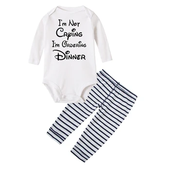 I Am Not Crying,i Am Ordering Dinner New Born Clothes Set Pretty Newborn Baby Boy Girl Long Sleeve Tops Romper Pants 2Pcs Outfit
I Am Not Crying,i Am Ordering Dinner New Born Clothes Set Pretty Newborn Baby Boy Girl Long Sleeve Tops Romper Pants 2Pcs Outfit