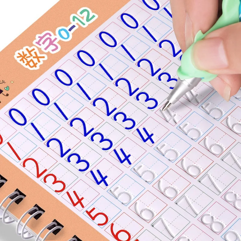 8pcs/set Child Practice Copybook Writing Phonics Reused Beginners Chinese Early Education Kids Learning Calligraphy The Books
8pcs/set Child Practice Copybook Writing Phonics Reused Beginners Chinese Early Education Kids Learning Calligraphy The Books