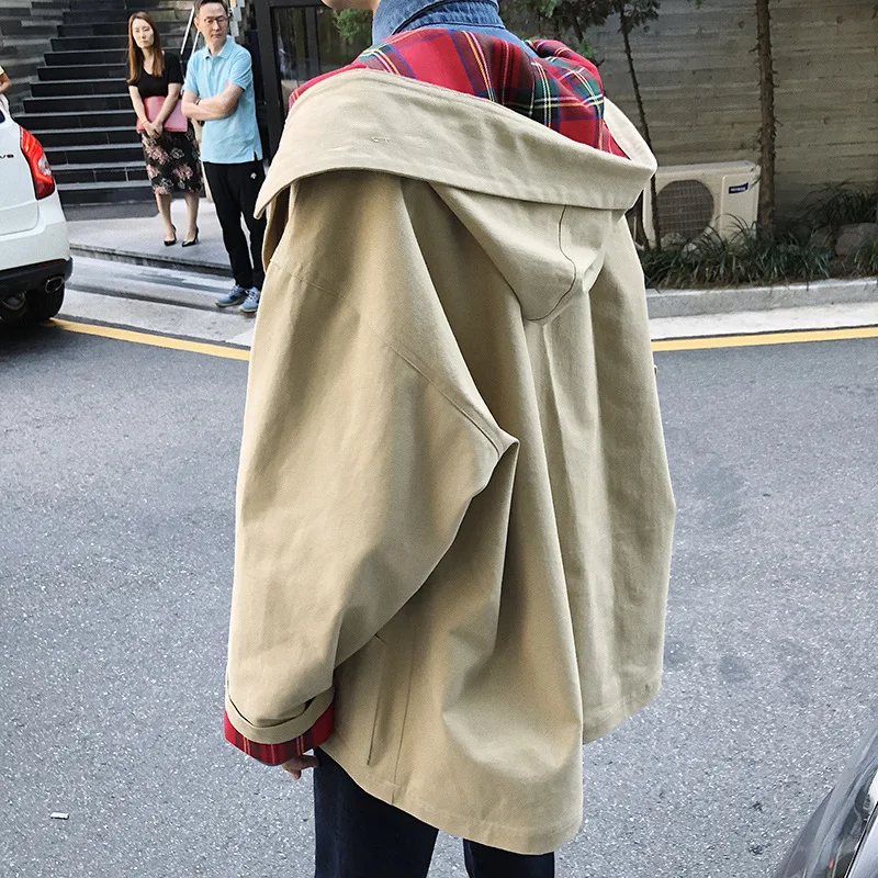 2019 New Style Spring Coat Men Hong Kong Style Spring And Autumn Loose-Fit Workwear Korean-style Trend Trench Coat Handsome Stud
2019 New Style Spring Coat Men Hong Kong Style Spring And Autumn Loose-Fit Workwear Korean-style Trend Trench Coat Handsome Stud