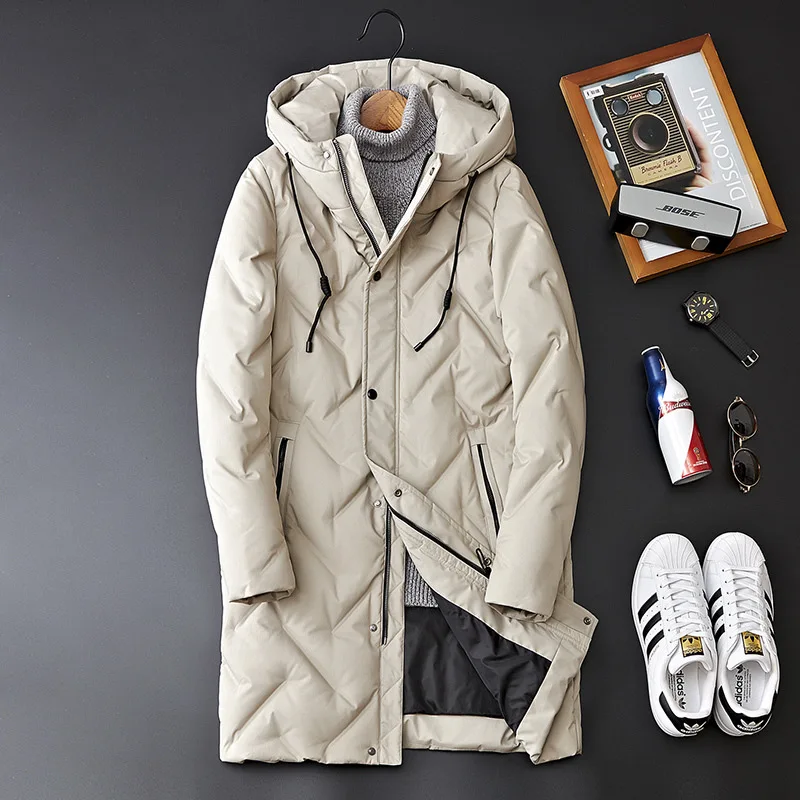 2021 Winter Men's Jacket Hooded Long Down Coats Men Windproof Waterproof Thick Warm Fashion Brand Mens Clothing Long Parkas
2021 Winter Men's Jacket Hooded Long Down Coats Men Windproof Waterproof Thick Warm Fashion Brand Mens Clothing Long Parkas