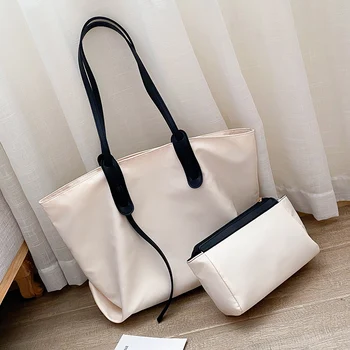High Capacity Shoulder Bags For Women 2020 Nylon Waterproof Elegant Handbags Female Travel Solid Color Totes Lady Hand Bag
High Capacity Shoulder Bags For Women 2020 Nylon Waterproof Elegant Handbags Female Travel Solid Color Totes Lady Hand Bag