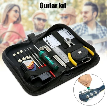 Guitar Repairing Tool Kit with Carry Bag Maintenance for Acoustic Electric Guitar Ukulele Bass SMN88
Guitar Repairing Tool Kit with Carry Bag Maintenance for Acoustic Electric Guitar Ukulele Bass SMN88