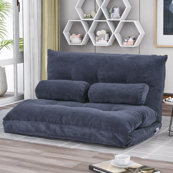 Soft Sofa Bed Adjustable Folding Sofa Home Sofa Lounge Sofa with Two Pillows Home Supply
Soft Sofa Bed Adjustable Folding Sofa Home Sofa Lounge Sofa with Two Pillows Home Supply