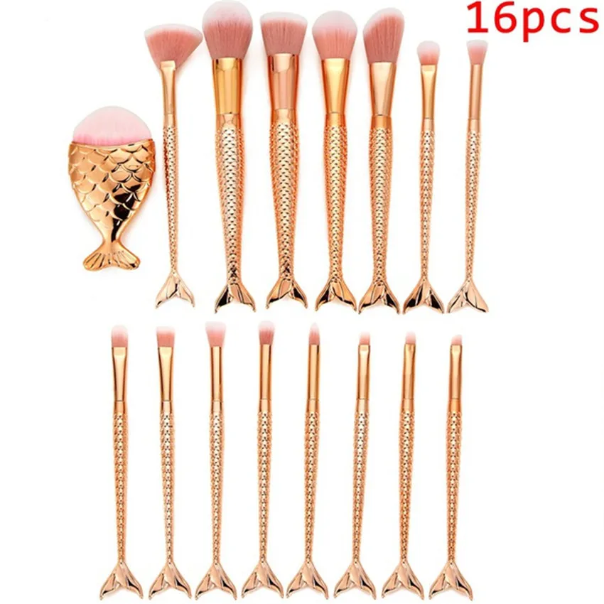 Sets & Kits 16PCS Make Up Foundation Eyebrow Eyeliner Blush Cosmetic Concealer Brushes Makeup Brushes Professional
Sets & Kits 16PCS Make Up Foundation Eyebrow Eyeliner Blush Cosmetic Concealer Brushes Makeup Brushes Professional