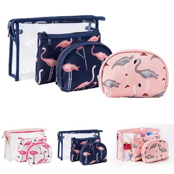 Fashion female cosmetic bag cute flamingo printing PVC waterproof travel multi-function clutch 3pcs/set
Fashion female cosmetic bag cute flamingo printing PVC waterproof travel multi-function clutch 3pcs/set