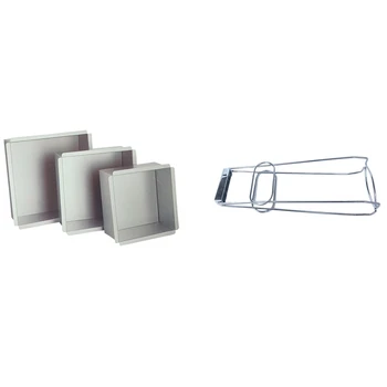 3 Pcs Square Living Bottom Cake Mold Utensils & 1 Pcs Multi-Functional Chrome-Plated Anti-Scalding Tray Clamp
3 Pcs Square Living Bottom Cake Mold Utensils & 1 Pcs Multi-Functional Chrome-Plated Anti-Scalding Tray Clamp
