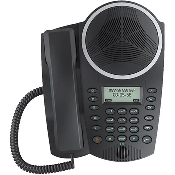 Expandable Conference Phone Desktop Speakerphone with 360 Degree Omnidirectional Pickup, for RJ-11, Analog P8X or PSTN Interface 
Expandable Conference Phone Desktop Speakerphone with 360 Degree Omnidirectional Pickup, for RJ-11, Analog P8X or PSTN Interface