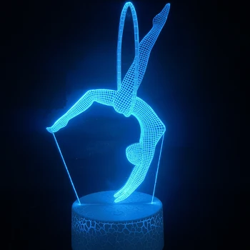 3D Lamp Hoop Exercise Rhythmic Gymnastics Cute Gift for Baby Touch Sensor Personalized Figure Dropship Led Night Light Lamp
3D Lamp Hoop Exercise Rhythmic Gymnastics Cute Gift for Baby Touch Sensor Personalized Figure Dropship Led Night Light Lamp