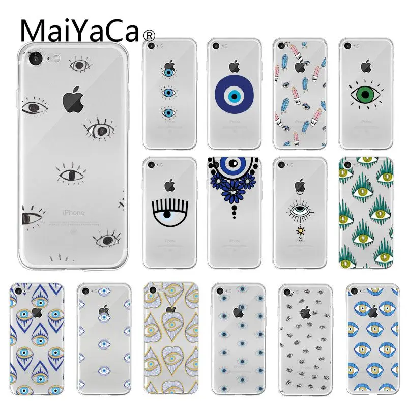 MaiYaCa Evil Eye Illustrations Soft Shell Phone Cover for iPhone 8 7 6 6S Plus X XS MAX 5 5S SE XR 10 Fundas Capa
MaiYaCa Evil Eye Illustrations Soft Shell Phone Cover for iPhone 8 7 6 6S Plus X XS MAX 5 5S SE XR 10 Fundas Capa