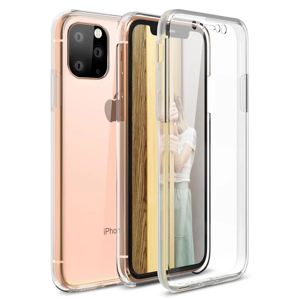 3 In 1 Hard Case for iPhone XI 360 all-inclusive transparent PC backshell case Waterproof scratch resistant TPU Case
3 In 1 Hard Case for iPhone XI 360 all-inclusive transparent PC backshell case Waterproof scratch resistant TPU Case