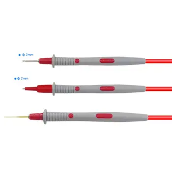 Digital Multimeter Test Probes Leads Replaceable Needles Kits Clearance Cable Wire Tips Alligator Clip 24BA
Digital Multimeter Test Probes Leads Replaceable Needles Kits Clearance Cable Wire Tips Alligator Clip 24BA